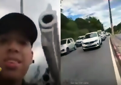 VÍDEO: Criminoso faz live roubando carros e rendendo pessoas