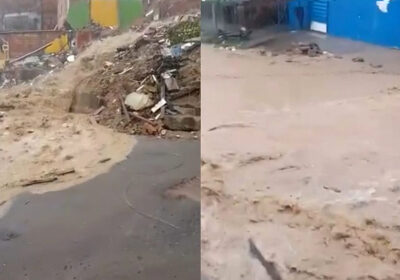 VÍDEO: Casas são invadidas por entulhos após chuva em Manaus