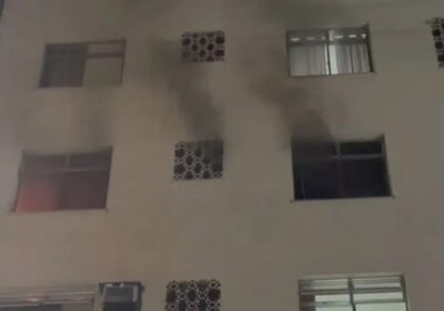 Homem agride pais, incendeia apartamento e morre ao cair de prédio