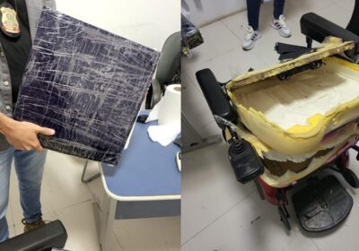 Mexicano é preso com drogas em cadeira de rodas em aeroporto no Amazonas