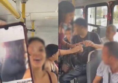 Mulher faz denúncia após ter corpo fotografado em ônibus: ‘Foi sem querer’