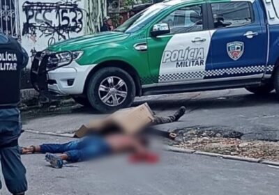 Suposta troca de tiros entre facções deixa um morto e outro baleado em Manaus