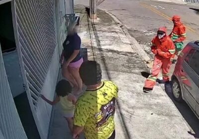 VÍDEO: Mulher reage e espanta bandidos vestidos de garis durante assalto