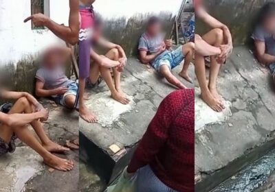 VÍDEOS: Suspeitos de praticar roubo são espancados pela população em Manaus