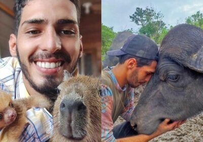 Ibama é criticado e causa revolta por separar capivara de influencer no Amazonas