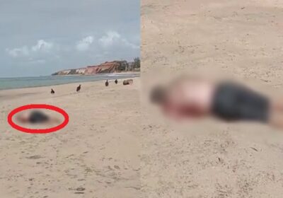 Morador vai dá um mergulho e acaba encontrando corpo em praia; vídeo