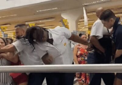 Vídeo: Mulheres brigam em mercado após tentativa de furto de ovos de Páscoa feliz