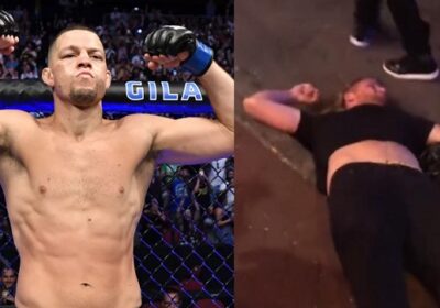 VÍDEO: Nate Diaz, lutador do UFC, se envolve em briga de rua e nocauteia homem