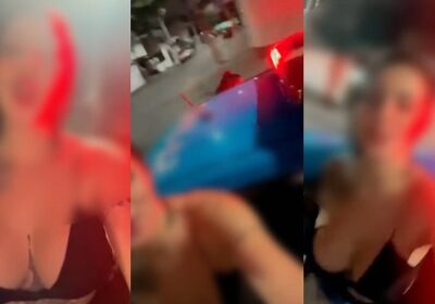 VÍDEO: Mulher grava ‘passeio’ em viatura da PM e corporação apura caso