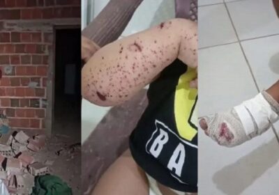 Duas mulheres e uma criança ficam feridas após raio atingir casa; veja