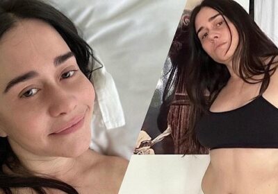 Internautas ficam ouriçados com Alessandra Negrini de lingerie