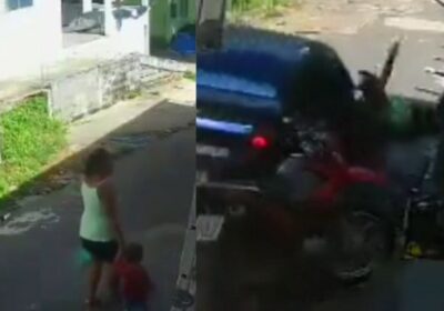 Motorista foge após atropelar mulher e criança no Amazonas