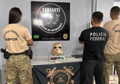 Mulher é presa por transportar cocaína em capacete do Star Wars no AM