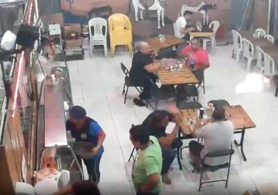 VÍDEO: suspeito de assassinar homem em churrascaria de Manaus é preso no Pará