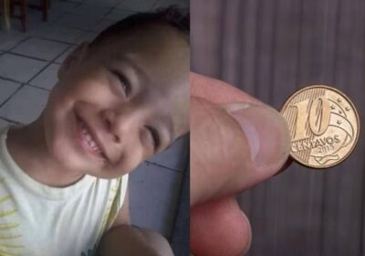 Criança de 2 anos morre após ingerir moeda de 10 centavos