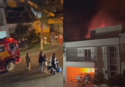 VÍDEO: Mulher e criança morrem durante incêndio em condomínio de luxo