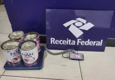 Mulher é presa com supermaconha escondida em latas de leite no aeroporto de Manaus