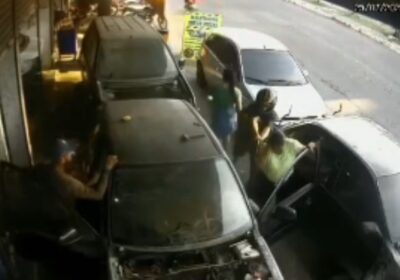 VÍDEO: Pistoleiro é flagrado atirando na cabeça de borracheiro em Manaus