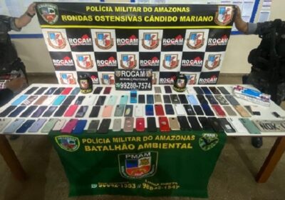 Trio é preso após furtar mais de 80 celulares em Parintins