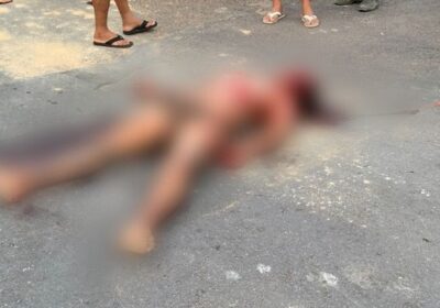 VÍDEOS: homem é morto a tiros e criminosos deixam recado em Manaus