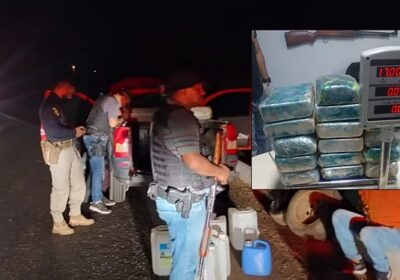 Dupla é presa com mais de 37kg de cocaína após quase causar acidente contra viatura da PM no AM