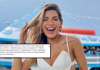 Seguidora perde mais de R$17 mil após cair em golpe de criminoso que invadiu perfil da influencer Caila Carim