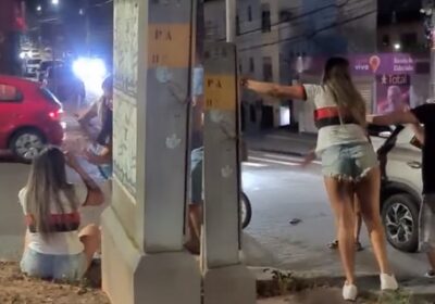 VÍDEO: Mulher mete tapão na cara de homem após causar acidente no conjunto Eldorado