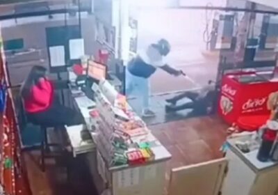 VÍDEO: Segurança é executado a tiros em posto de gasolina