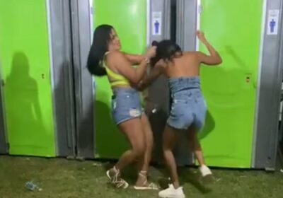 Cenas fortes! Jovem é esfaqueada durante briga generalizada em festa