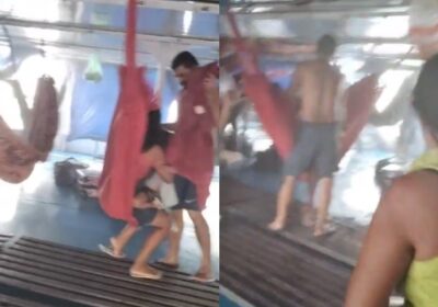 VÍDEO: Tempestade assusta passageiros de barco em Oriximiná, no Pará