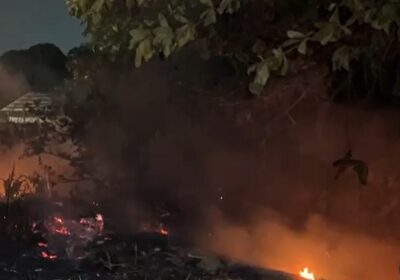 VÍDEOS: Traficantes de Manaus tentam fazer foguetório e provocam incêndio em Manaus