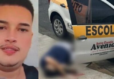 Vídeo mostra jovem sendo assassinado assim que sai de carro de autoescola