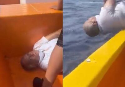 VÍDEO: Tribunal do crime joga traficante vivo no mar com pés e mãos amarradas