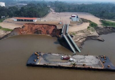 DNIT alerta para interdição de porto após desabar no Amazonas