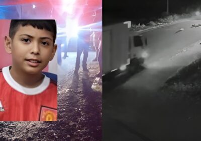 VÍDEO: Garoto de 10 anos morre atropelado por caminhão na véspera do Dia das Crianças