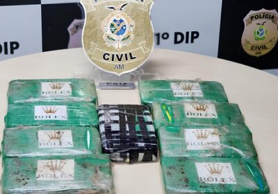 Dupla é presa com cocaína avaliada em R$ 150 mil em condomínio de luxo em Manaus