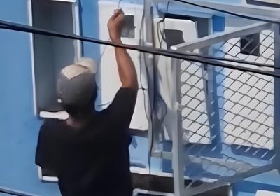 VÍDEO: Morador flagra homem furtando fio de casa na Zona Norte de Manaus