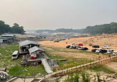 Rio Negro continua descendo e fica abaixa dos 13 metros em Manaus