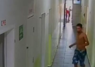 Trio invade hospital para tentar matar acompanhante de paciente; vídeo