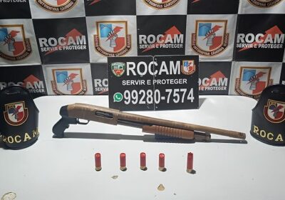 Espingarda, submetralhadora e outras 4 armas são apreendidas em Manaus