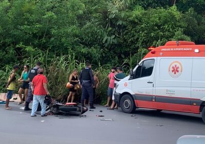 Motociclista morre em hospital após sofrer acidente grave na AM-010