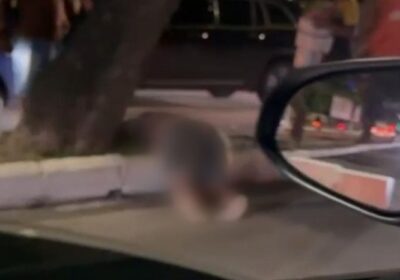 VÍDEO: Mulher é atropelada ao tentar atravessar na Ponta Negra em Manaus