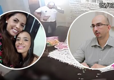 Vídeo mostra momento em que delegado mata covardemente a esposa e a enteada