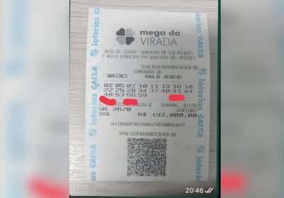 Apostador gasta R$ 193 mil em jogo de 20 números, mas não leva Mega da Virada