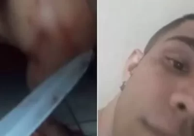 VÍDEO! Homem tortura a própria companheira com golpes de faca e filma o crime