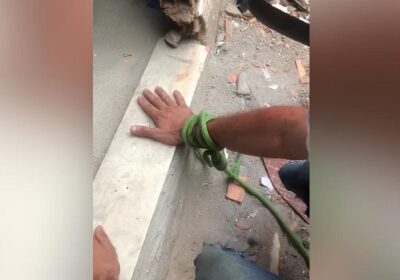 Vídeo mostra ‘tribunal do crime’ cortando dedos de ladrão em Manaus