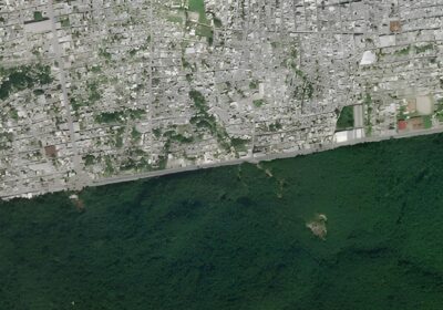 Foto de satélite impressiona ao mostrar divisa de Manaus com a Floresta; veja