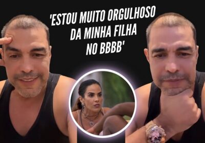 ‘Muito orgulhoso da minha filha’, diz Zezé Di Camargo sobre diálogo de Wanessa com Davi no BBB 24