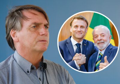 Bolsonaro critica visita de Macron a Lula e sugere “cobiça” pela Amazônia