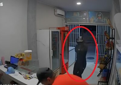 Vídeo mostra homem sendo executado a tiros dentro de mercadinho